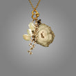 Load image into Gallery viewer, Jasper Stalactite and Pearl Necklace (Sale 15% off)