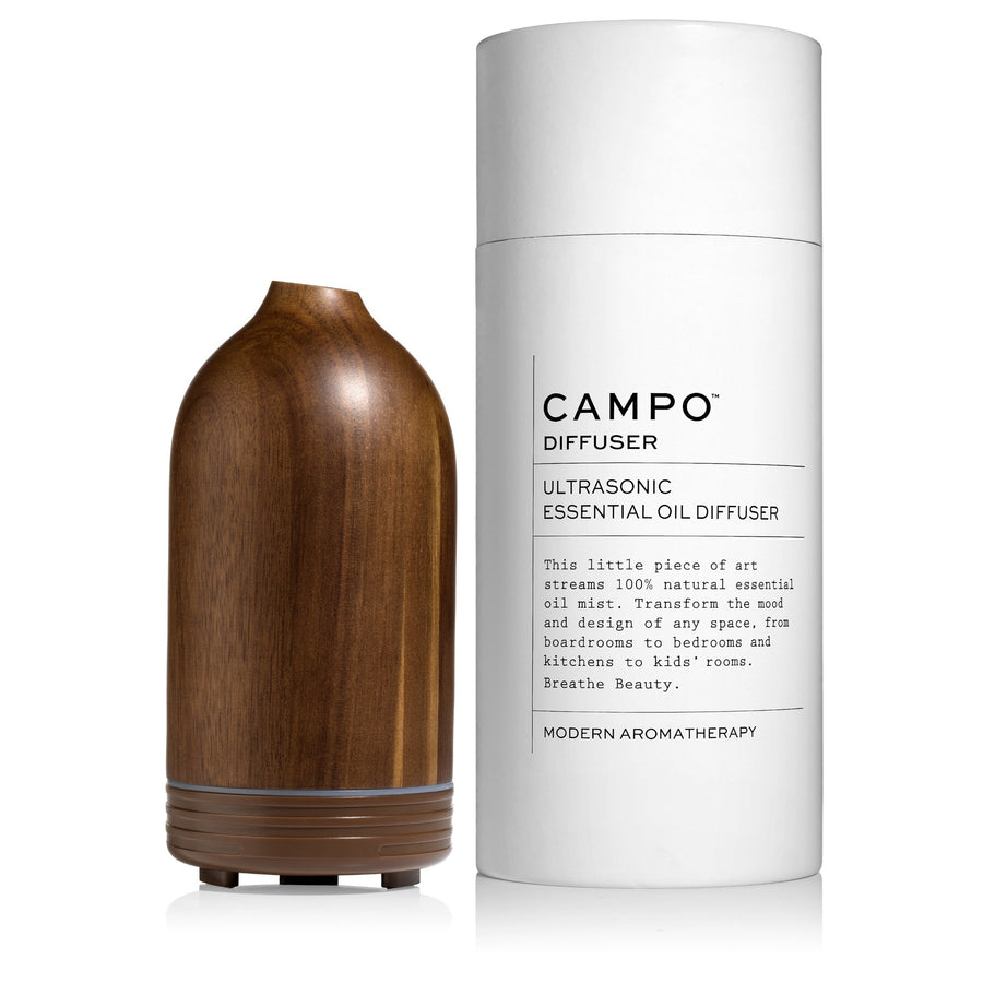 Ultrasonic Essential Oil Diffuser - Natural Wood with Box