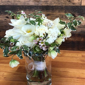 Classic White Prom Bouquets