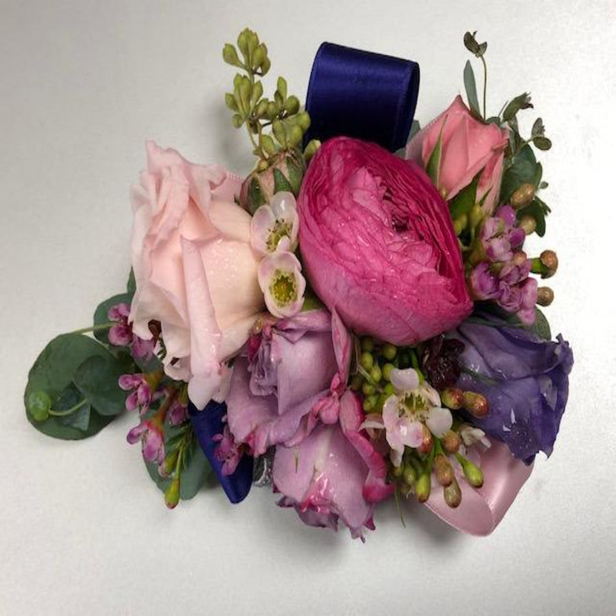 Dream Pink Prom wristlet Corsage