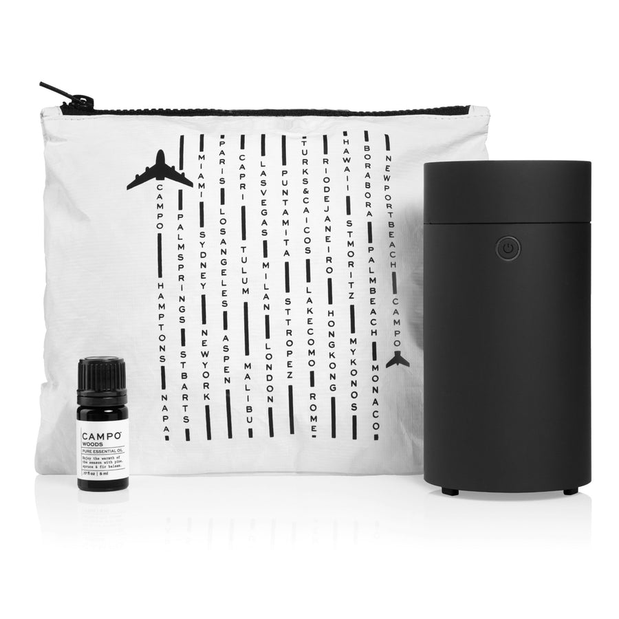 Essential Oil Diffuser Kit - Mate Black Travel + RELAX Blend