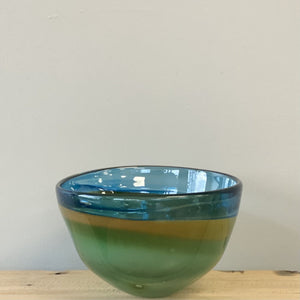 Blown Glass Landscape Bowl