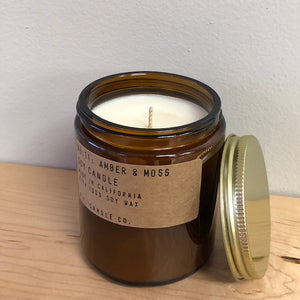 P.F. Candle Co. - Amber & Moss Candle (Sale 50% off)
