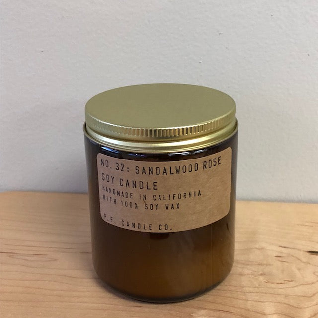 P.F. Candle Co. - Sandalwood Rose Candle (Sale 50% off)