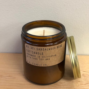 P.F. Candle Co. - Sandalwood Rose Candle (Sale 50% off)