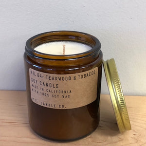 P.F. Candle Co. - Teakwood & Tobacco Candle (Sale 50% off)
