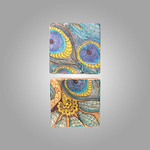 Devika Art Coasters Sets of 4 nos.  (Sale 25% Discount)