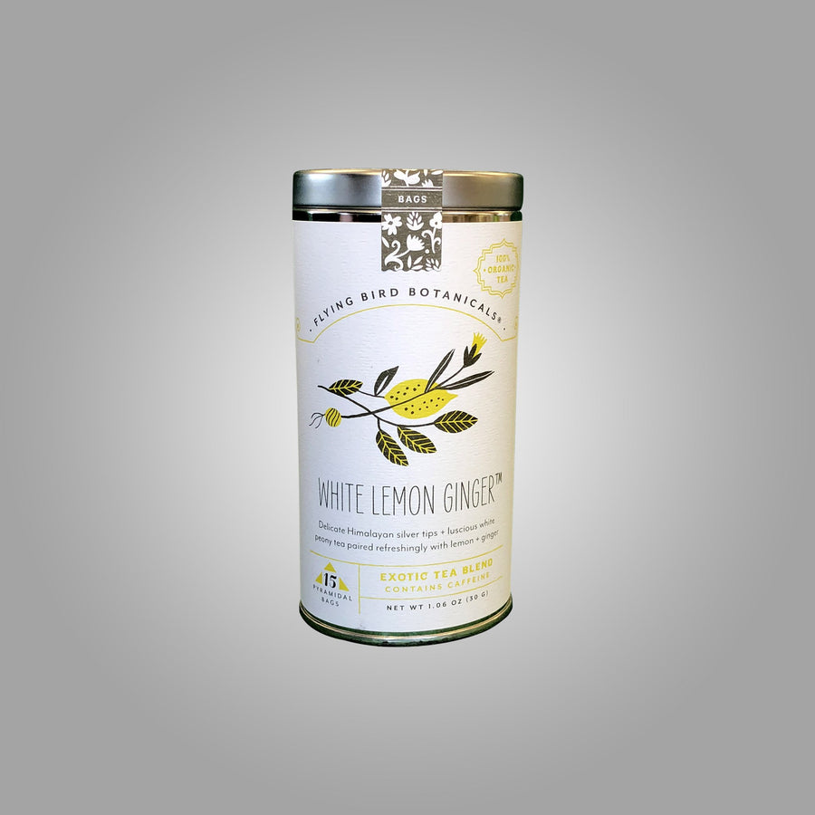 Organic White Lemon Ginger Tea