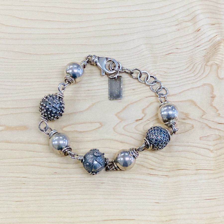 Sterling Silver Ball Bracelet