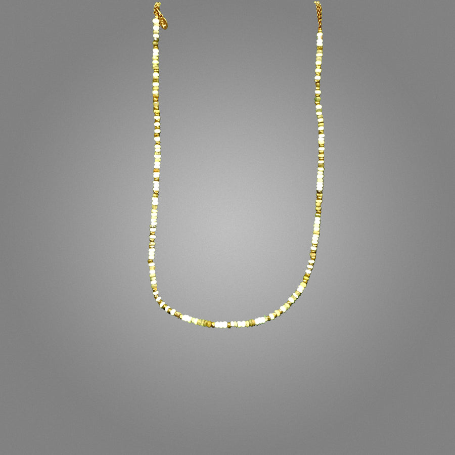 Larimar and Labradorite Layering Necklace (Sale 10% off)