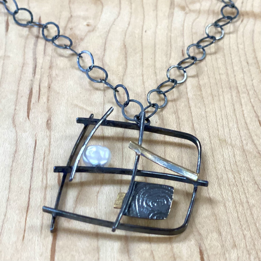 Graffiti Necklace (Sale 10% off)