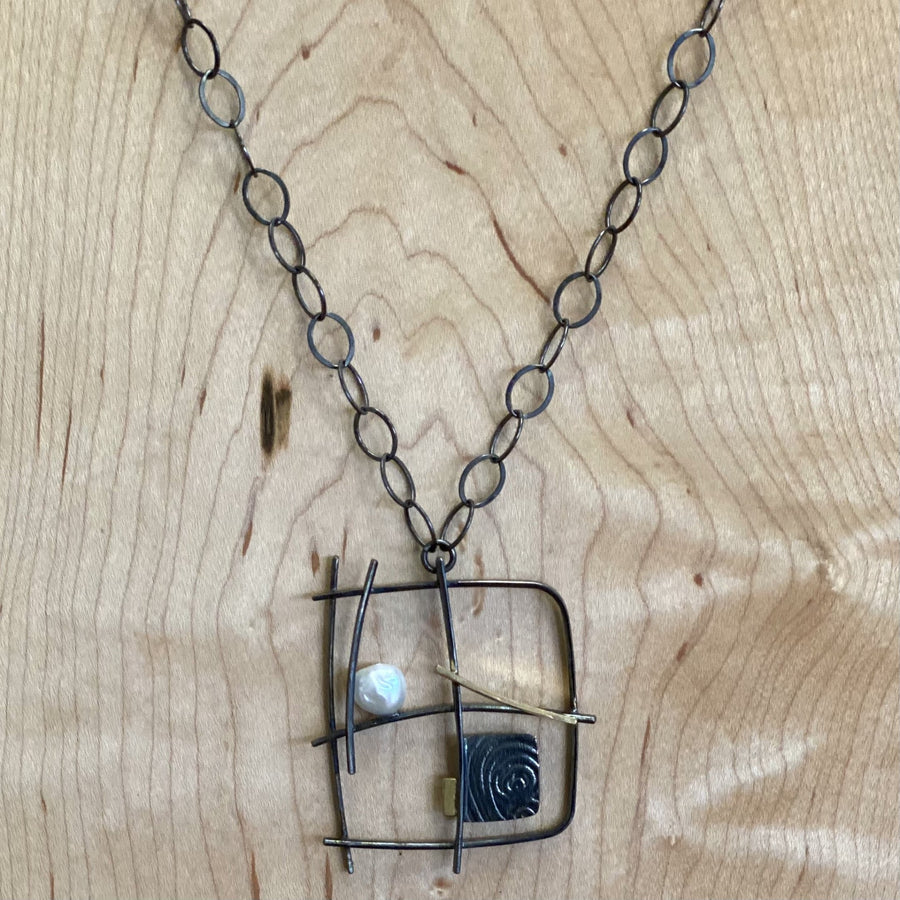 Graffiti Necklace (Sale 10% off)