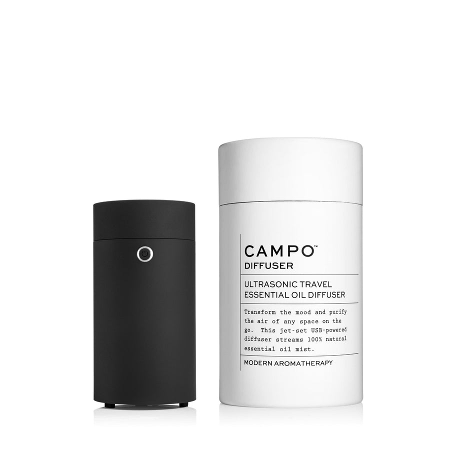 Travel Ultrasonic Essential Oil Diffuser - Matte Black with Box